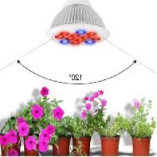 12W AC110V 220V Red & Green E27 Base LED Grow Light Flower plant Hydroponics Bulb Lamp 12 LEDs